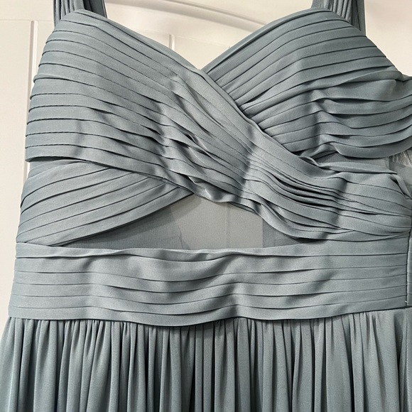 Bird Grey Bridesmaid Dress - Picture 2 of 5